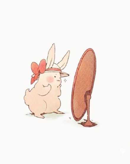 刚刚一个很漂亮的女生在我面前 我们相视了很久 谁都没有打破这份平静 直到手累了 我才慢慢地放下镜子