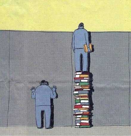 多读点书，要不然你的三观是由你的亲朋好友决定的。