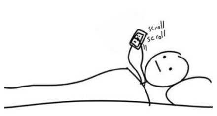 你要早点睡 不要熬夜玩手机 这样对手机不好