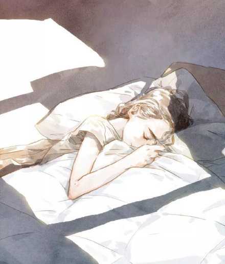 枕头：“昨天晚上我又湿了”，被子：“没事，我会温暖她的”。晚安。