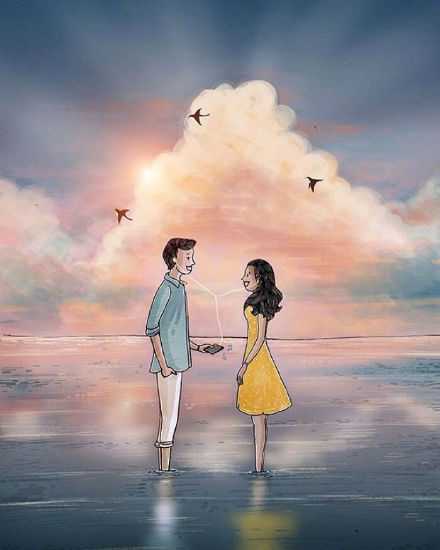 完美人生四重奏：心上人，盘中餐，枕边书，天涯路。