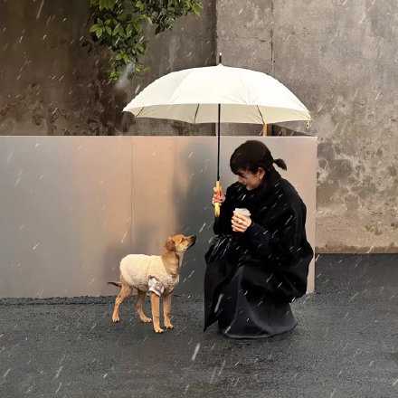 被花朵击伤的女子，春天不是她真正的敌人。