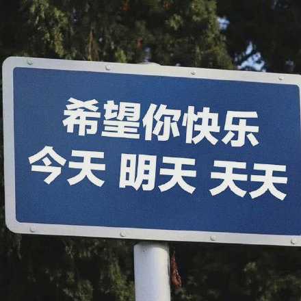 希望你快乐 今天 明天 天天