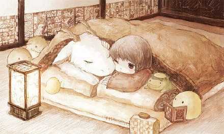 虽然气温下降许多，但钻进被窝的幸福感大大提升了呀。晚安。